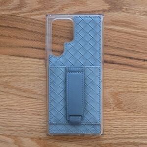 Blue Woven S22 Ultra Walli Case